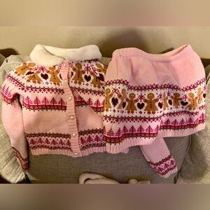 Two piece girl Christmas set